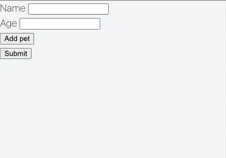 Internationalized user and pet fields demo